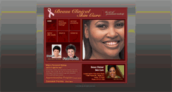 Desktop Screenshot of beausclinicalskincare.net