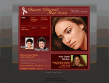 Tablet Screenshot of beausclinicalskincare.net
